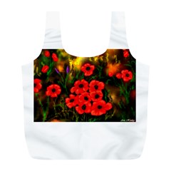 Poppies    Ave Hurley   5x7 Full Print Recycle Bag (L) from ArtsNow.com Back