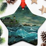 Hobsons  Lighthouse - Ave Hurley -  Ornament (Star)