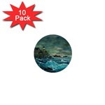 Hobsons  Lighthouse - Ave Hurley -  1  Mini Button (10 pack) 