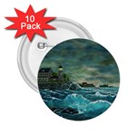 Hobsons  Lighthouse - Ave Hurley -  2.25  Button (10 pack)