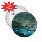 Hobsons  Lighthouse - Ave Hurley -  2.25  Button (100 pack)