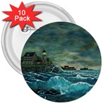 Hobsons  Lighthouse - Ave Hurley -  3  Button (10 pack)