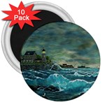 Hobsons  Lighthouse - Ave Hurley -  3  Magnet (10 pack)