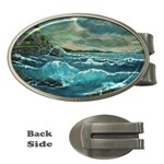 Hobsons  Lighthouse - Ave Hurley -  Money Clip (Oval)