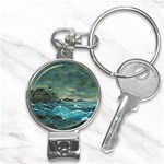 Hobsons  Lighthouse - Ave Hurley -  Nail Clippers Key Chain