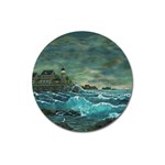 Hobsons  Lighthouse - Ave Hurley -  Magnet 3  (Round)