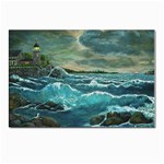 Hobsons  Lighthouse - Ave Hurley -  Postcard 4  x 6 