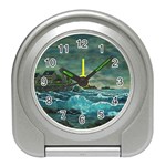 Hobsons  Lighthouse - Ave Hurley -  Travel Alarm Clock