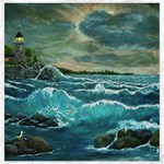 Hobsons  Lighthouse - Ave Hurley -  Canvas 20  x 20 