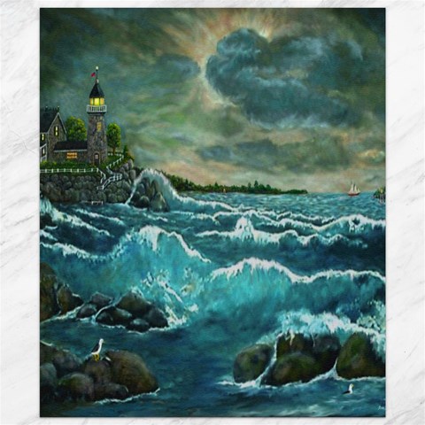 Hobsons  Lighthouse 19.57 x23.15  Canvas - 1