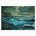 Hobsons  Lighthouse - Ave Hurley -  Glasses Cloth (Large, Two Sides)