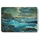 Hobsons  Lighthouse - Ave Hurley -  Large Doormat