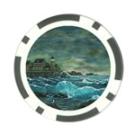 Hobsons  Lighthouse - Ave Hurley -  Poker Chip Card Guard