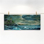 Hobsons  Lighthouse - Ave Hurley -  Hand Towel