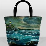 Hobsons  Lighthouse - Ave Hurley -  Bucket Bag