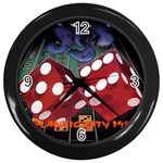 Atlantic City Wall Clock (Black)