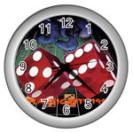 Atlantic City Wall Clock (Silver)