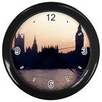 London Skyline Wall Clock (Black)