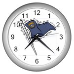 State Flag Nevada Wall Clock (Silver)