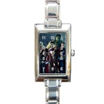 Avengers Age Of Ultron 2015 Movie Wide Rectangular Italian Charm Watch