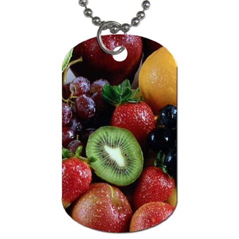 Chilled Fruit Dog Tag (One Side) from ArtsNow.com Front