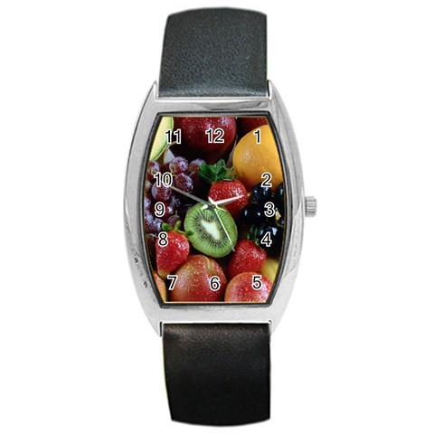 Chilled Fruit Barrel Style Metal Watch from ArtsNow.com Front