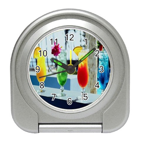 Tropical Drinks Travel Alarm Clock from ArtsNow.com Front