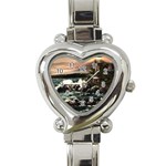 Kerry s Lighthouse -  Ave Hurley   - Heart Italian Charm Watch