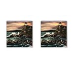 Kerry s Lighthouse -  Ave Hurley   - Cufflinks (Square)