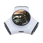 Kerry s Lighthouse -  Ave Hurley   - 3-Port USB Hub