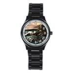 Kerry s Lighthouse -  Ave Hurley   - Men s Stainless Steel Round Dial Analog Watch