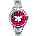 80 s Faerie Sign Round Italian Charm Watch