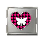 80 s Faerie Sign Mega Link Heart Italian Charm (18mm)