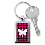 80 s Faerie Sign Key Chain (Rectangle)