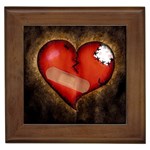 Broken heart Framed Tile