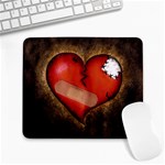 Broken heart Large Mousepad