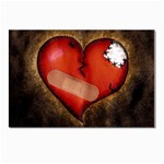 Broken heart Postcard 4 x 6  (Pkg of 10)