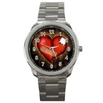 Broken heart Sport Metal Watch