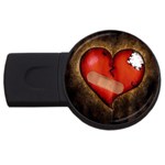Broken heart USB Flash Drive Round (4 GB)