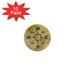 Pirate Compass 1  Mini Magnet (10 pack) 