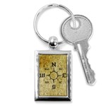 Pirate Compass Key Chain (Rectangle)