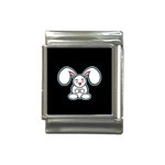 Chibi Easter Bunny Italian Charm (13mm)