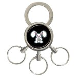 Chibi Easter Bunny 3-Ring Key Chain