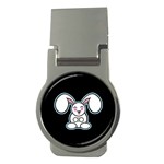 Chibi Easter Bunny Money Clip (Round)