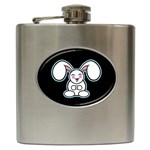 Chibi Easter Bunny Hip Flask (6 oz)