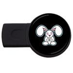 Chibi Easter Bunny USB Flash Drive Round (2 GB)