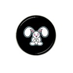 Chibi Easter Bunny Hat Clip Ball Marker (4 pack)