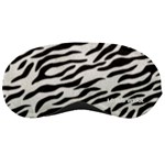 Lotus Wear Sleep Mask Blk & Wht Zebra Print 