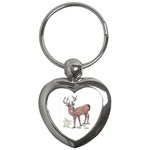 The Deer Key Chain (Heart)