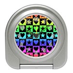 Rainbow Stars and Hearts Desk Alarm Clock